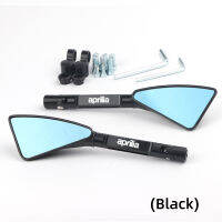 For Aprilia(SPORTCITY CUBE 300125)SR MOTARD 125 Universal Motorcycle Accessories CNC Aluminum Blue Lens Rear View Side Mirror L