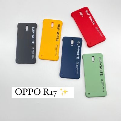 ส่งจากไทย 🇹🇭 Oppo Case เคสมือถือ ราคาถูก เคส OPPO R17 R15 OppoReno oppor15pro เคสใสขอบสี เคสโทสับ กันรอย 9.9