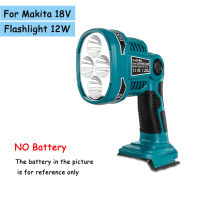 Portable Lanterns 12W 18V Work Light Fit For Makita Li-ion Battery Outdoor Emergency Lighting Flashlight Spotlights LED Lamp