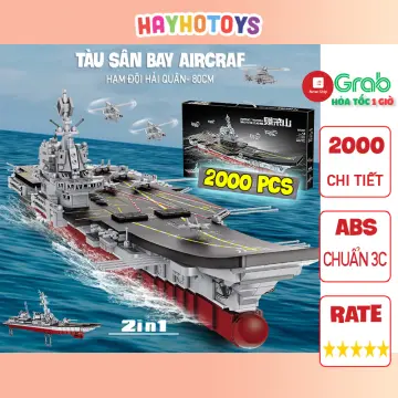 Bộ đồ chơi lắp ráp lego tàu chiến sân bay 1265 chi tiết mô hình lắp ráp lego  tàu chiến hạm kèm nhân vật cảnh sát  Lazadavn