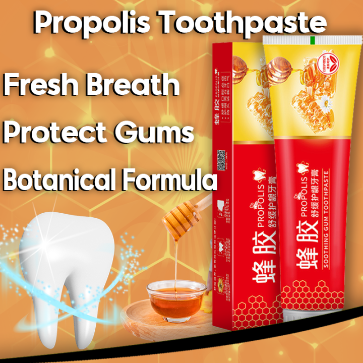 Nursing whitening toothpaste organic propolis antibacterial toothpaste