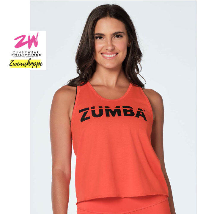 ZUMBA ZW PARTY LOOSE CROP TANK Lazada PH