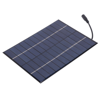 4X 12V 5.2W Mini Solar Panel Polycrystalline Solar Cells Silicon Epoxy Solar Module System Battery Charger + DC Output