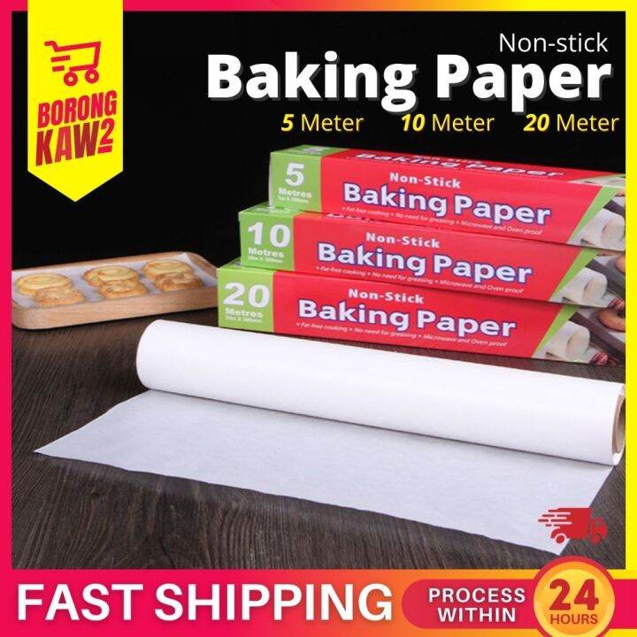 30cm X 10m Parchment Paper Roll Paper Oil-absorbing Heat-resistant