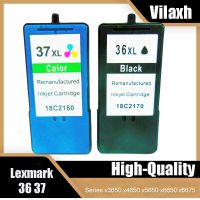 36XL Vilaxh 37XL ตลับหมึกสำหรับ Lexmark 36 37ชุด X4650 X3650 X5650 X6650 X6675เครื่องพิมพ์ Z2420