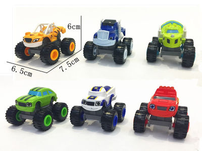 6 PCSSET Russia miracle cars Blaze Toys Vehicle Car Transformation Toys With Original Box Best Gifts For Kids