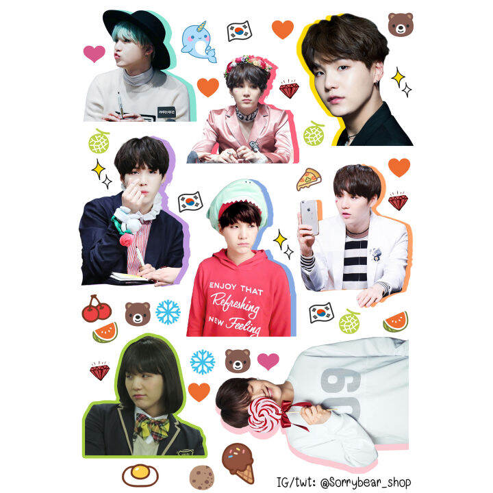 bts-sticker-die-cut-สติ๊กเกอร์-bts-ไดคัท-กันน้ำ-เรซิ่น