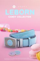 LEBORN Lebelt Candy เข็มขัดมาร์คเกอร์สีม่วงฟ้า