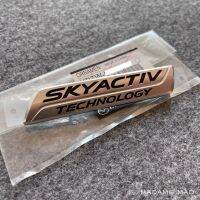 โลโก้ MAZDA SKYCTIV TECHNOLOGY แท้ศูนย์ ขนาด 11.2x2.2cm