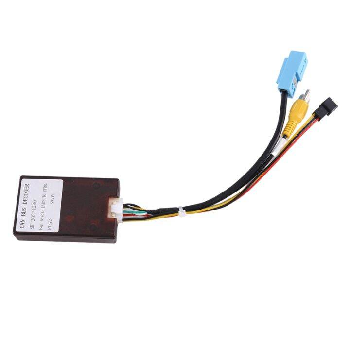 Car LVDS to CVBS Cable 360 Panoramic Reversing Camera Decoder Canbus