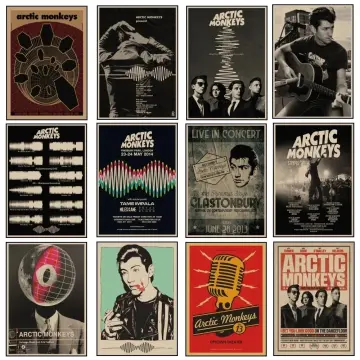 Arctic Monkeys Vintage Kraft Paper Poster Diy Wall Art For Home