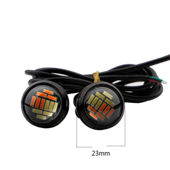 10-pcs-12v-23mm-dual-color-switchback-4014-smd-12-led-drl-eagle-eye-daytime-light-car-motor-turn-lights