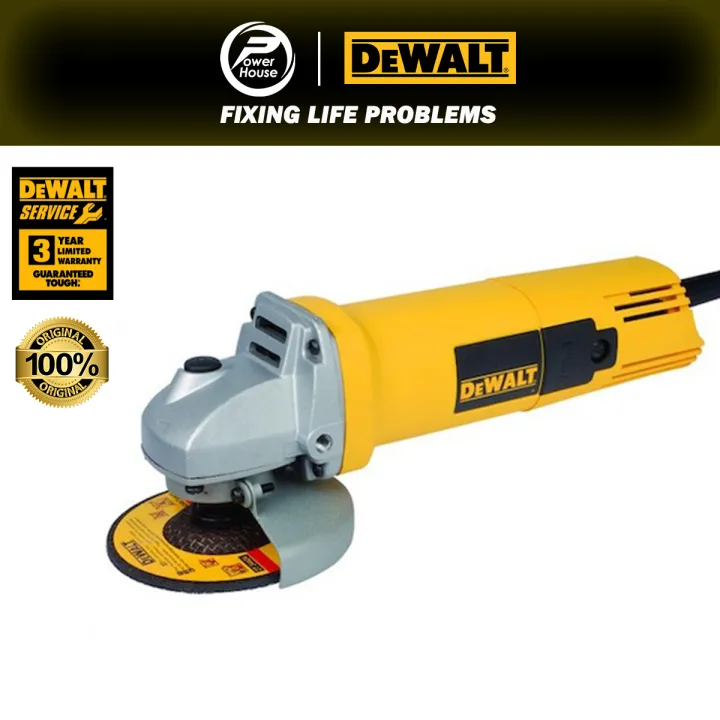 DEWALT DW810B 680W 100mm (4") Toggle Switch Small Angle Grinder Lazada