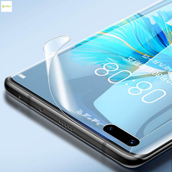 หน้าจอ-hydrogel-ฟิล์มสำหรับ-huawei-mate-ความละเอียดสูง40แบบที่ออกแบบมาเพื่อปกป้องหน้าจอจากรอยขีดข่วน