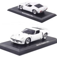 รถโมเดลสำหรับเด็ก1:43 MIURA SV รถโลหะผสมของเล่นโลหะรถสปอร์ตรถโมเดลโมเดลรถยนต์