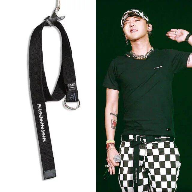 Kpop Bigbang GD dragon Same Style Peaceminusone Belt Waistband Belt