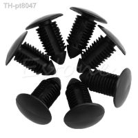 ✇  20 Pcs Car Plastic Black Door Bumper for fender 11mm Hole Rivet Push Clips Faste