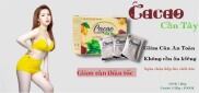 chính hãng Ca cao cần tây giảm cân CQ body hộp 10 gói