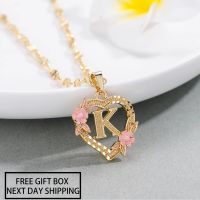 ✈♕  Personalized Initial Necklace Custom A-Z 26 Pendant Gold Plated Jewelry Best Gifts