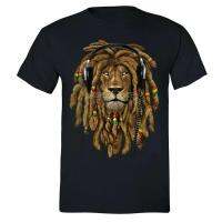 2021สิงโตrasta ของหูฟังของ Judah จาไมก้า Rastafari Zion Bob Marley หลวมผู้ชายเสื้อยืดของขวัญคริสต์มาส