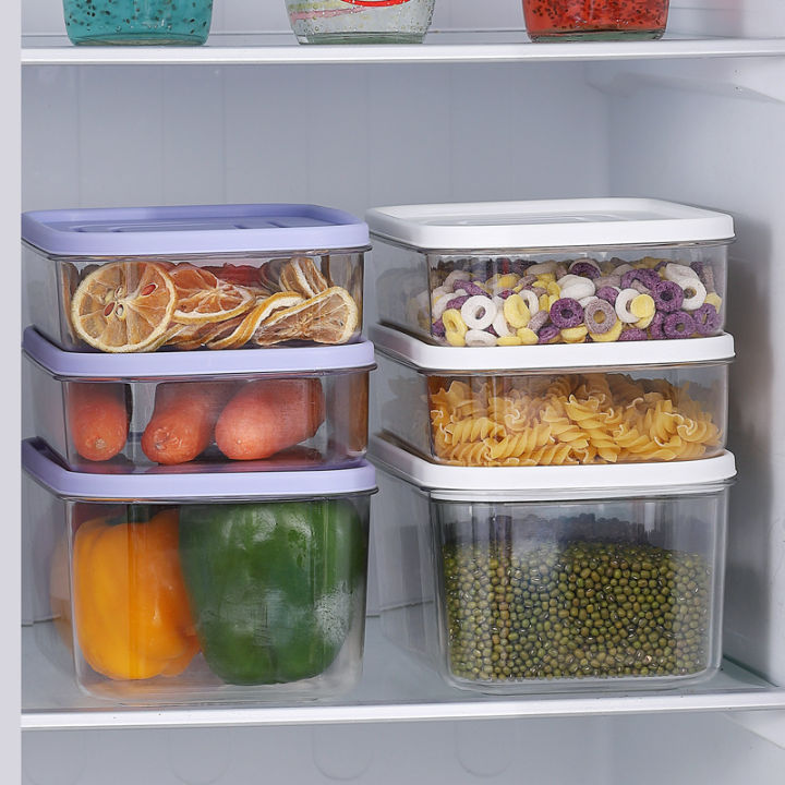 refrigerator-organization-solutions-food-storage-containers-kimchi-pickled-box-fresh-keeping-box-set-thickened-storage-box