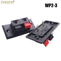 Hot 1PCS/5PCS/10PCS 2 Positions Connector Terminal Push in Jack Spring Load Audio Speaker Terminals