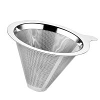 Pour Over Cone Coffee Dripper Filter Coffee Filter Tea Strainer Stainless Steel Mesh New Durable Practica Kitchen Accessories Mesh Covers