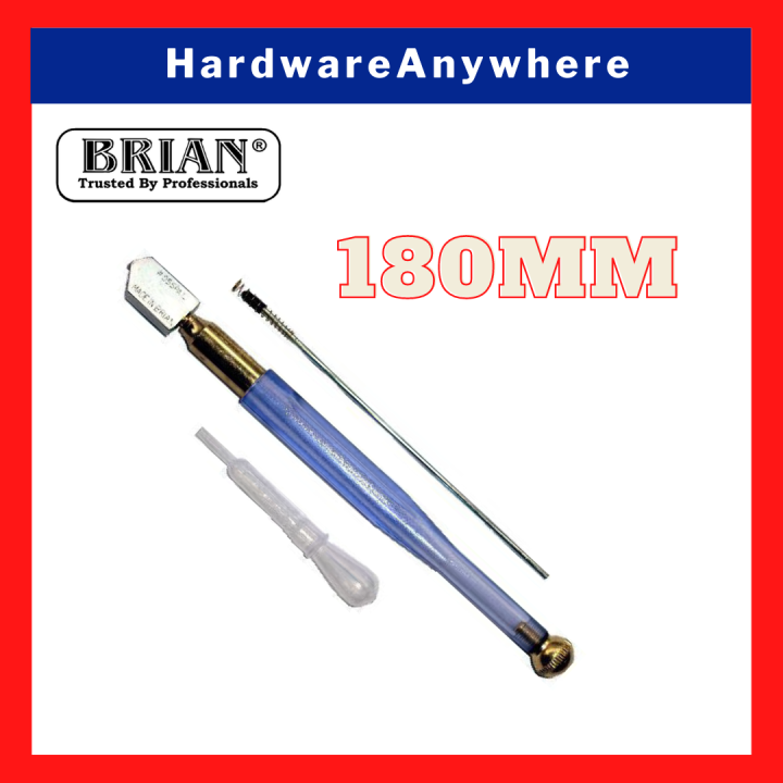 Oil Glass Cutter 180mm Professional Tool to Cut Tile & Glass Lazada