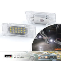 2Pcs LED ประตูต้อนรับไฟสำหรับ BMW 5 Series E39 X5 E53 Z8 E52 Canbus Bimmer ภายใต้ประตูไฟมารยาท Auto Puddle Entry โคมไฟ