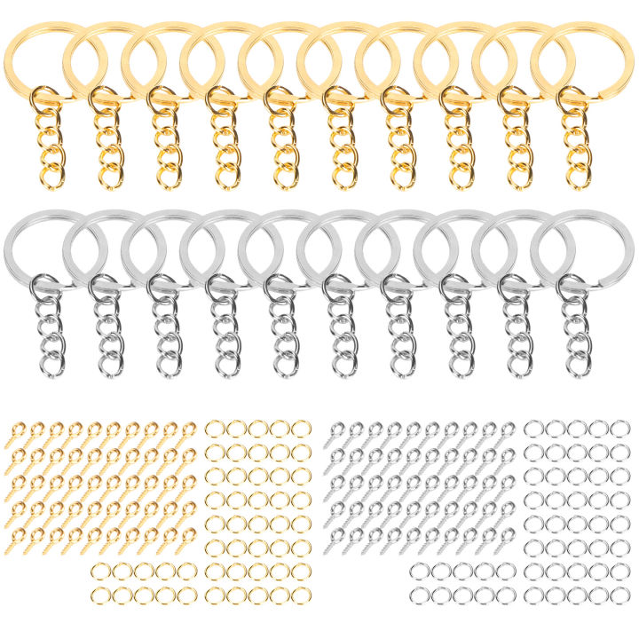 แหวนพวงกุญแจแยกส่วนได้สร้อยรูปตัวอักษรแหวนพวงกุญแจ-diy-แหวนสำหรับบ้านสำหรับครอบครัว