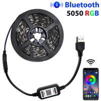 USB LED Strip DC 5V 50CM 1M 2M 3M 5M Flexible Led Usb Lamp RGB 5050 Bluetooth Control for Home Decoration Background Lights