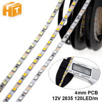 4mm Narrow Width DC12V LED Strip 2835 120ledm 5 Meters Flexible Strip Light White,Warm white,Blue,Green,Red No Waterproof Strip