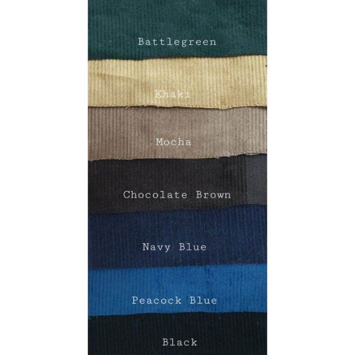 Durable Premium Non Stretch Corduroy Fabric 58/60inches Width Lazada PH