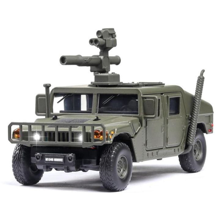 1-32-hummer-m1046-ทหารโมเดลรถยนต์การระเบิดรถหุ้มเกราะเสียงแสงของเล่นอัลลอยโมเดลรถยนต์โมเดลรถของเล่นที่หล่อจากเหล็ก