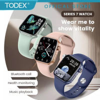 [ฟรี สายอะไหล่4สี ! สต็อกไทย] TODEX Smartwatch Series 7 มีเมนูไทย ใหม่ล่าสุด นาฬิกาอัจฉริยะ สำหรับผู้หญิง/ชาย โทรผ่านบลูทูธ เครื่องชาร์จไร้สาย