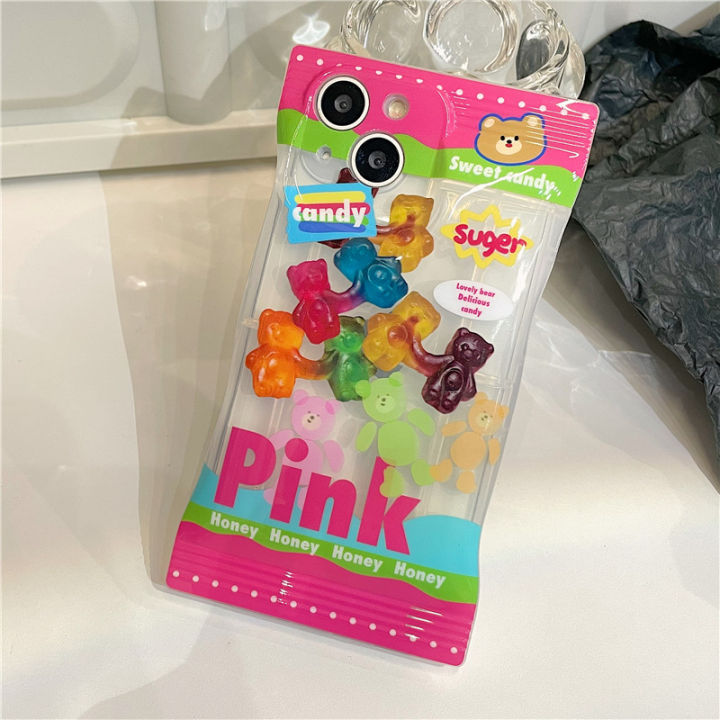 น่ารัก-gummy-bear-เคสโทรศัพท์สำหรับ-iphone13promax-กระเป๋าขนมสามมิติเคสโทรศัพท์สำหรับ-iphone12-เคสโทรศัพท์แบบใสสำหรับเคสโทรศัพท์-iphone11-เคสโทรศัพท์สร้างสรรค์สำหรับ-iphone12pro