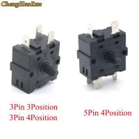 ChengHaoRan Electric Room Heater 3 Position 4Position 3 Pin 5Pin Rotary Switch Selector AC 250V 16A RT222 RT233 1 B RT233 4