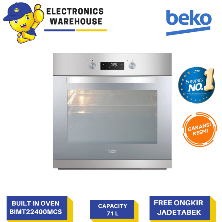 BEKO Built In Oven BIMT22400MCS Oven Listrik Tanam 71ltr *Khusus
