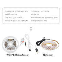 ร้อน5โวลต์ PIR Motion Sensor ไฟ LED สำหรับห้องครัวตู้เสื้อผ้า Dimmable กลางคืนตู้แสงบันไดข้างเตียงกระจกตู้เสื้อผ้าแสง USB เทป