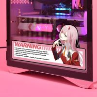 Anime Stickers for PC Case Cartoon Decor Decals for Computer Chassis Computer Case Glass Decorate，Easy Removable Waterproof Stickers Labels