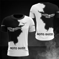 เสื้อยืด Moto Guzzi พิมพ์ลาย3D ใหม่สำหรับฤดูร้อนสำหรับทั้งหญิงและชายการพักผ่อนบนถนนกีฬาดังนั้น