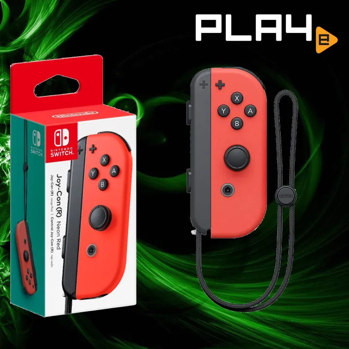 Nintendo Switch JoyCon Right Neon Red Local Lazada Singapore