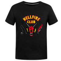 Hellfire Club เสื้อยืดผู้ชายผู้หญิงแขนสั้น Tshirt ฤดูร้อน Casual การ์ตูนหลวมกีฬาอะนิเมะเสื้อยืด Anime 1859