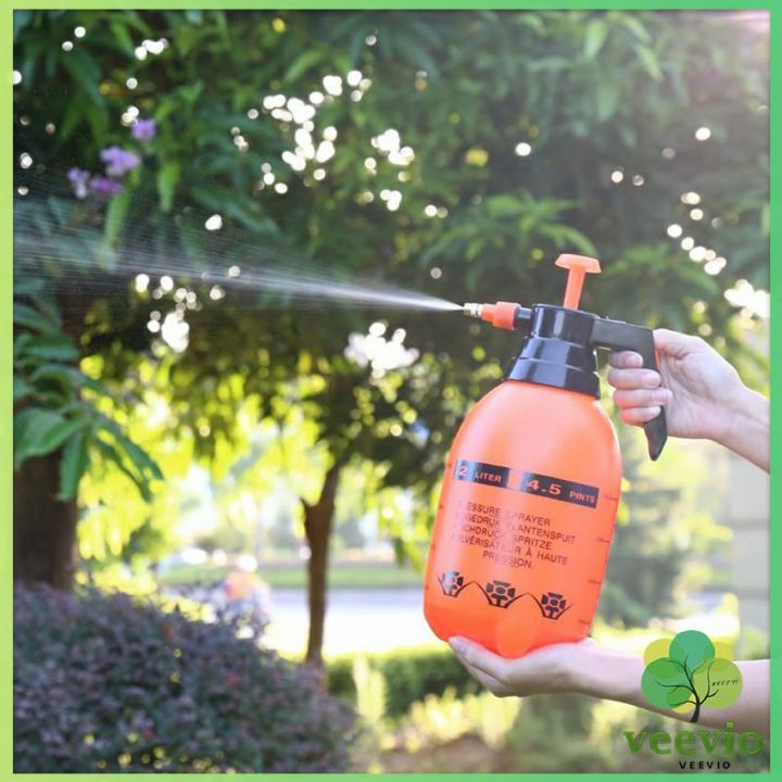 กระป๋องฉีด-ขวดสเปรย์รดน้ำ-2l-ถังพ่นปุ๋ย-กระบอกฉีดน้ำแรงดัน-watering-spray-bottle-สปอตสินค้า-veevio