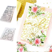 Blossoms and Berries Stamps And Dies New Arrival 2021 Scrapbook Diary Decoration Stencil Embossing Template Diy Greeting Card  Photo Albums