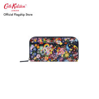 Cath Kidston Continental Zip Wallet Believe Navy กระเป๋า กระเป๋าสตางค์ สีกรมท่า กระเป๋าแคทคิดสตัน