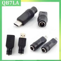 QB7LA shop 1x 5.5*2.1mm DC Female power Jack To type c mirco usb 2.0 type a male Plug Female Jack 5V Power Plug Connector converter Laptop