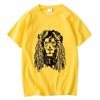 Xin Yi Men Quality 100 Cotton Animal Lion Printed Men T Shirt Tshirt Mens Tees Shirts Gildan