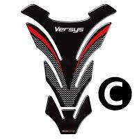 【support】 Motorbike Decorations Corner สำหรับ Versys 650 1000 X300 Versys-X Tankpad 3D แผ่นป้องกันมอเตอร์ไซค์รูปลอก