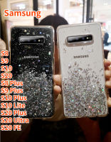 Lonee เคสฟอยล์สีทองแวววาวสำหรับ Samsung Galaxy S9 Plus,S9,ซัมซุง S8พลัสซัมซุง S8ซัมซุง S10ซัมซุง S10บวก S10ไลท์ซัมซุง S20ซัมซุง S20อัลตร้าซัมซุง S20เอฟอีพ็อกซี่ฟอยล์สีทองเคสโทรศัพท์โปร่งใสนิ่ม TPU